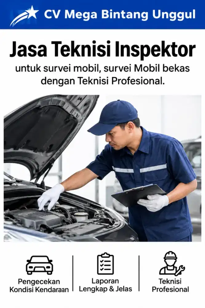 Jasa Teknisi Survei Mobil Bekas | Jasa Inspeksi Mobil Bekas