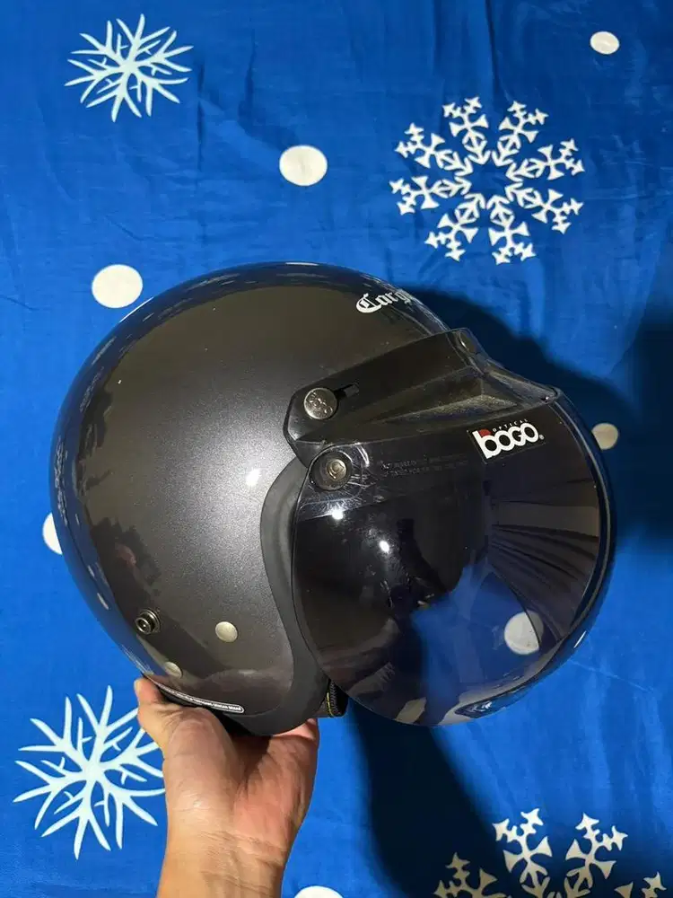 helm bogo cargloss size l free visor
