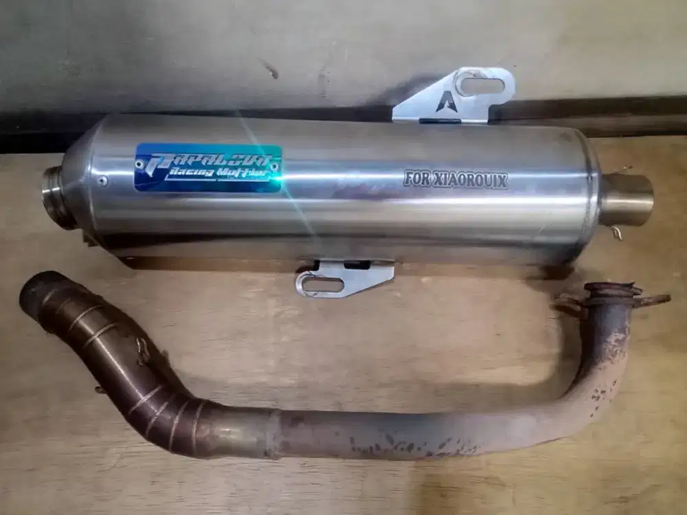 Knalpot Papalova Racing Muffler standar racing PnP.