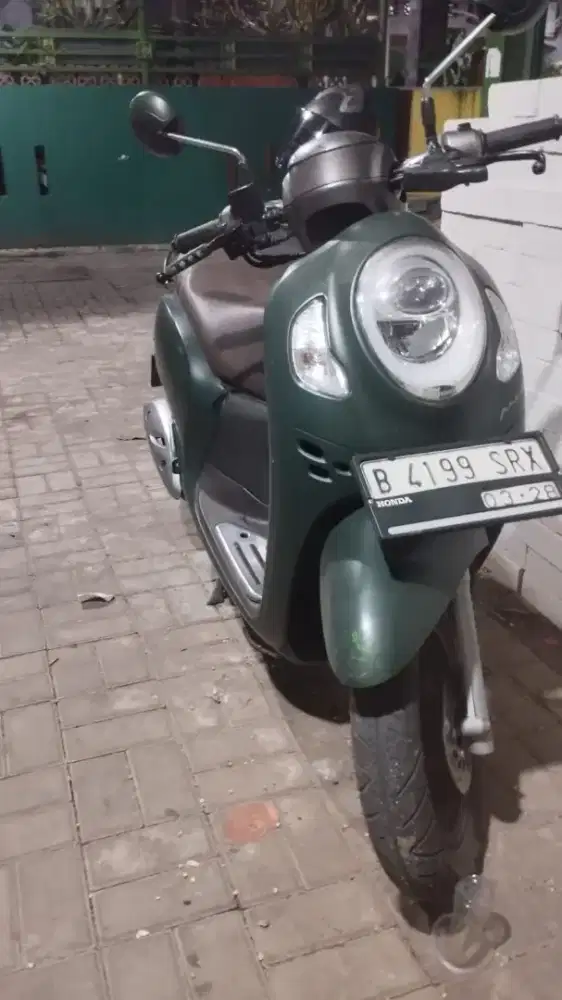 Jual bu cepat scoopy 2023 hijau murah
