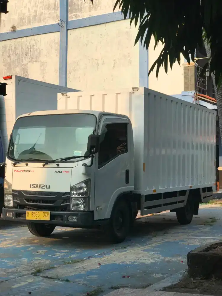 Isuzu GIGA NLR55LX ps100 engkel Long box 15 kubik 2021