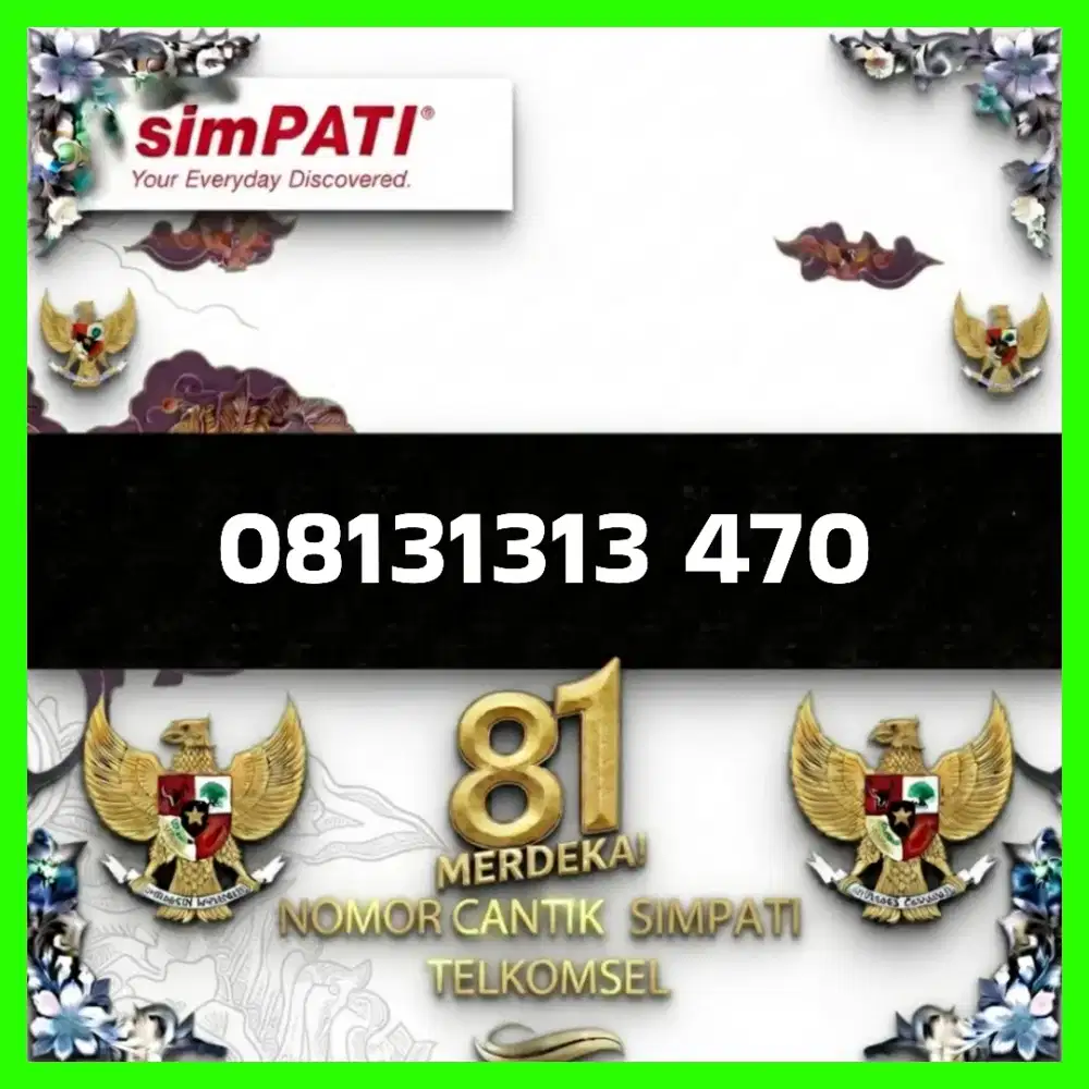 Nomor cantik simpati Telkomsel super