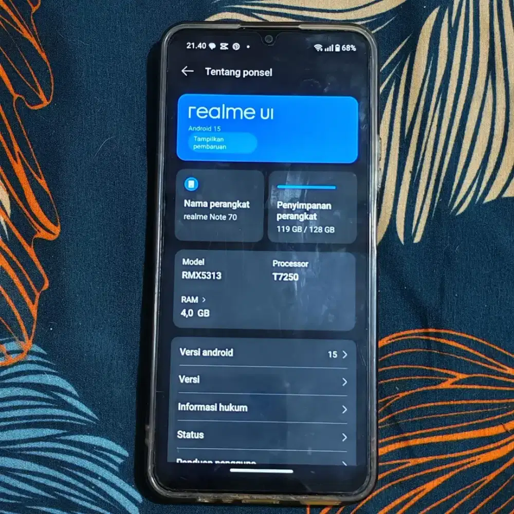 Jual Realme Not 70