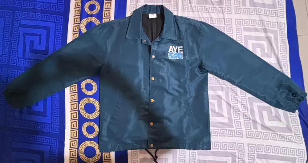 jaket aye denim solum green