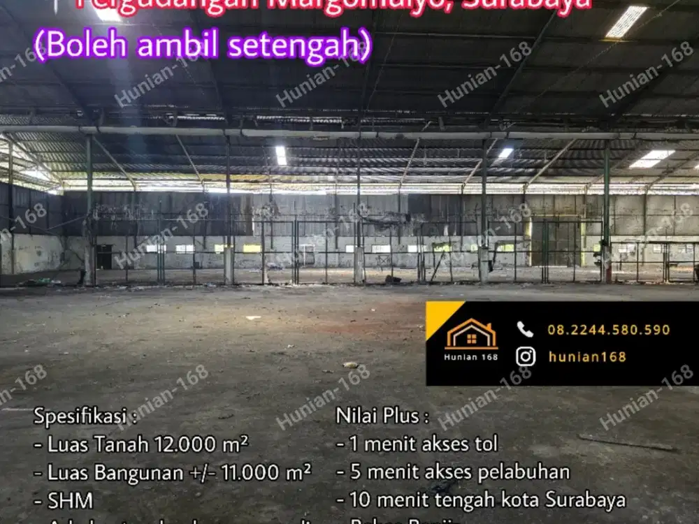 Gudang Pergudangan Raya Margomulyo Permai Suri Mulia Indah Surabaya