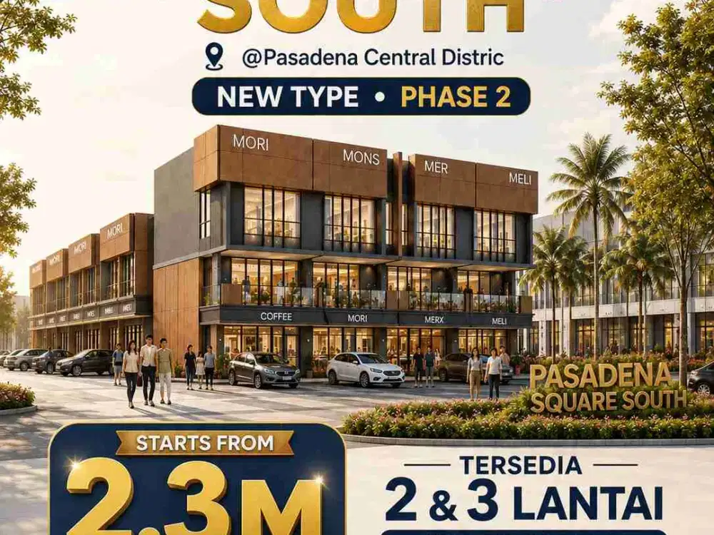 Ruko 2 Miliaran di Gading Serpong kawasan seluas 40 Ha