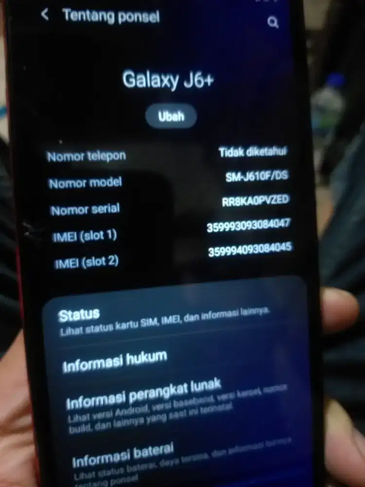 Samsung j6+ ram 4