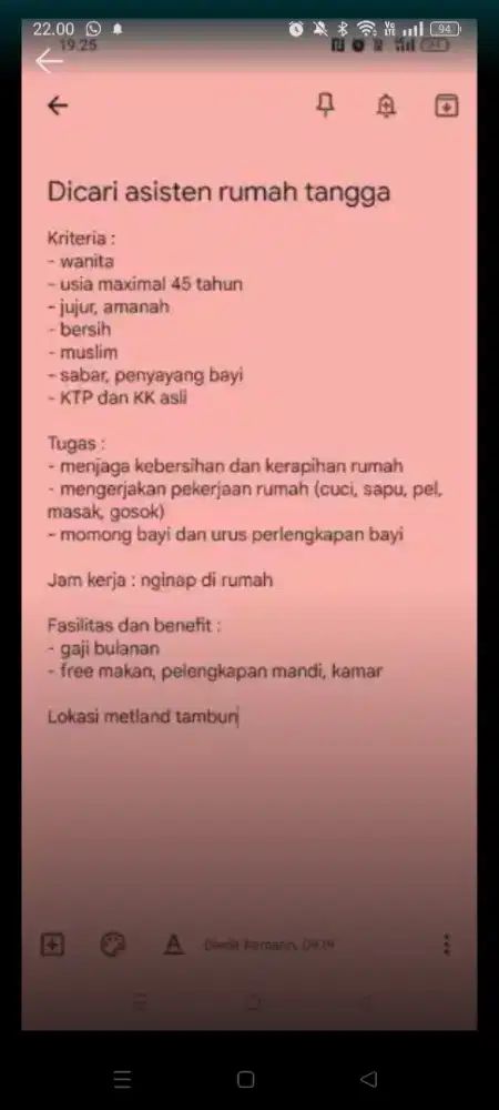 Asisten rumah tangga (ART)