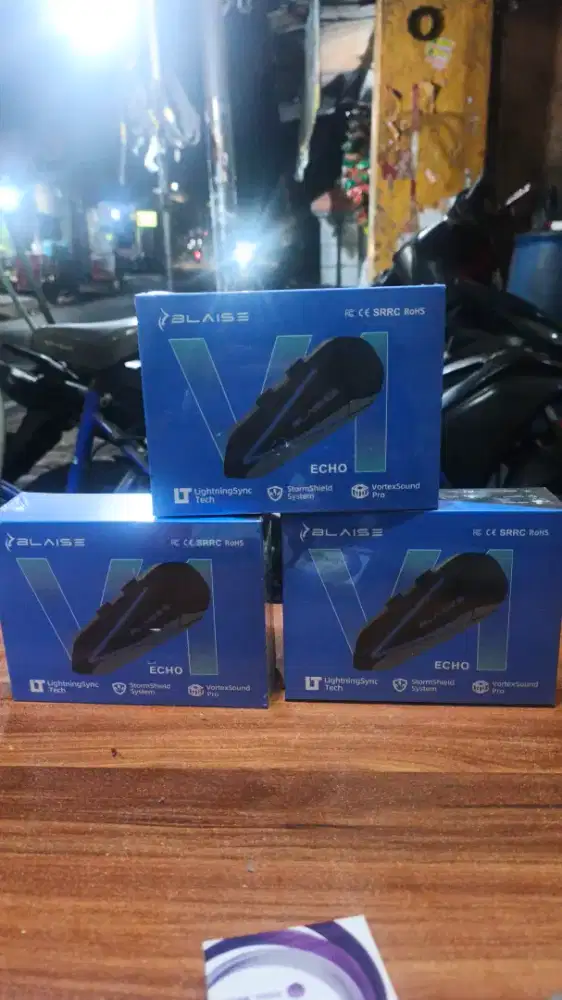 Intercom Bluetooth helm Blaise v1 baru segel jual murah