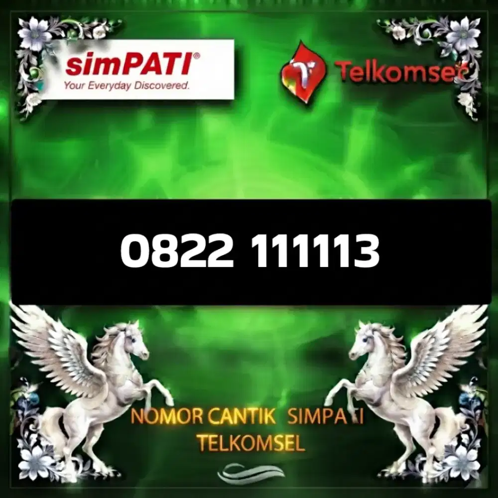 Nomor cantik simpati Telkomsel