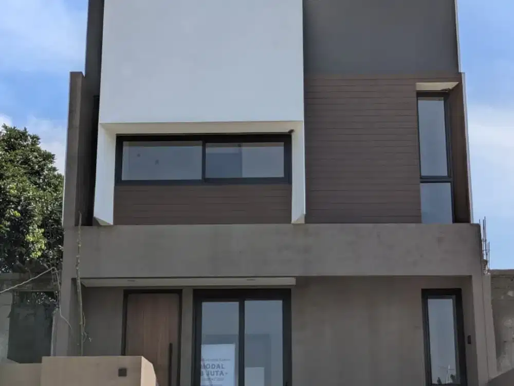 RUMAH CLUSTER 2 LANTAI MINIMALIS MODERN, SHM, LT 84 M2, KAVLING BRI, CILODONG, GRAND DEPOK CITY