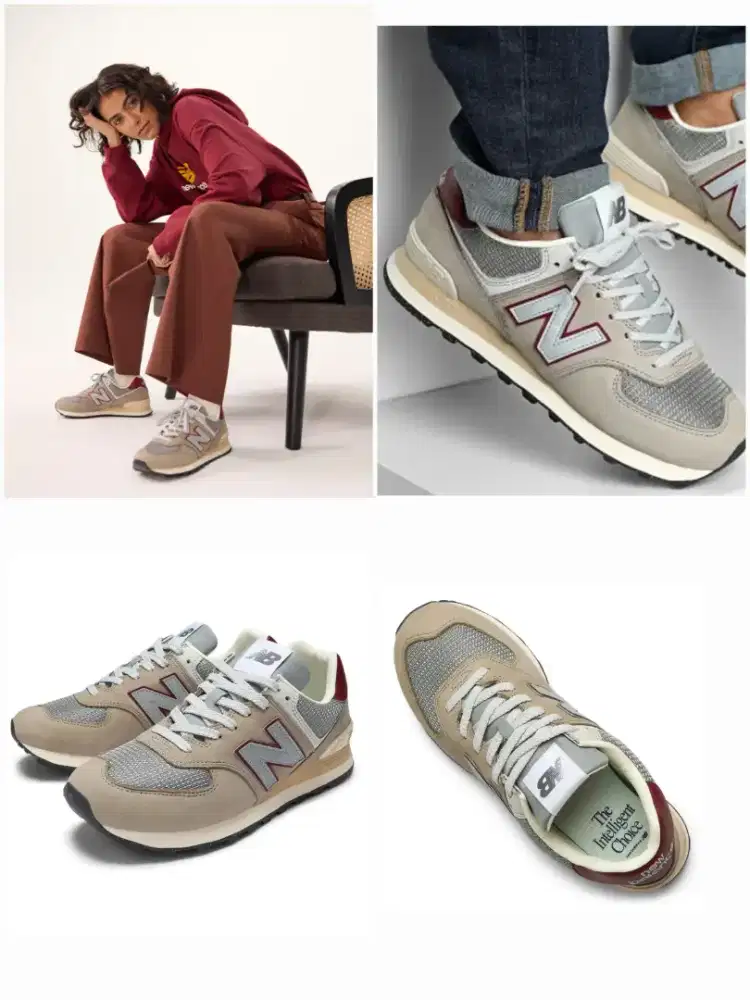 Sepatu New Balance 574 Classic Beige Unisex (U574SKB)