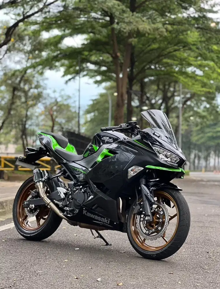 Kawasaki ninja 250, dijual karena ganti motor jarang di pakai