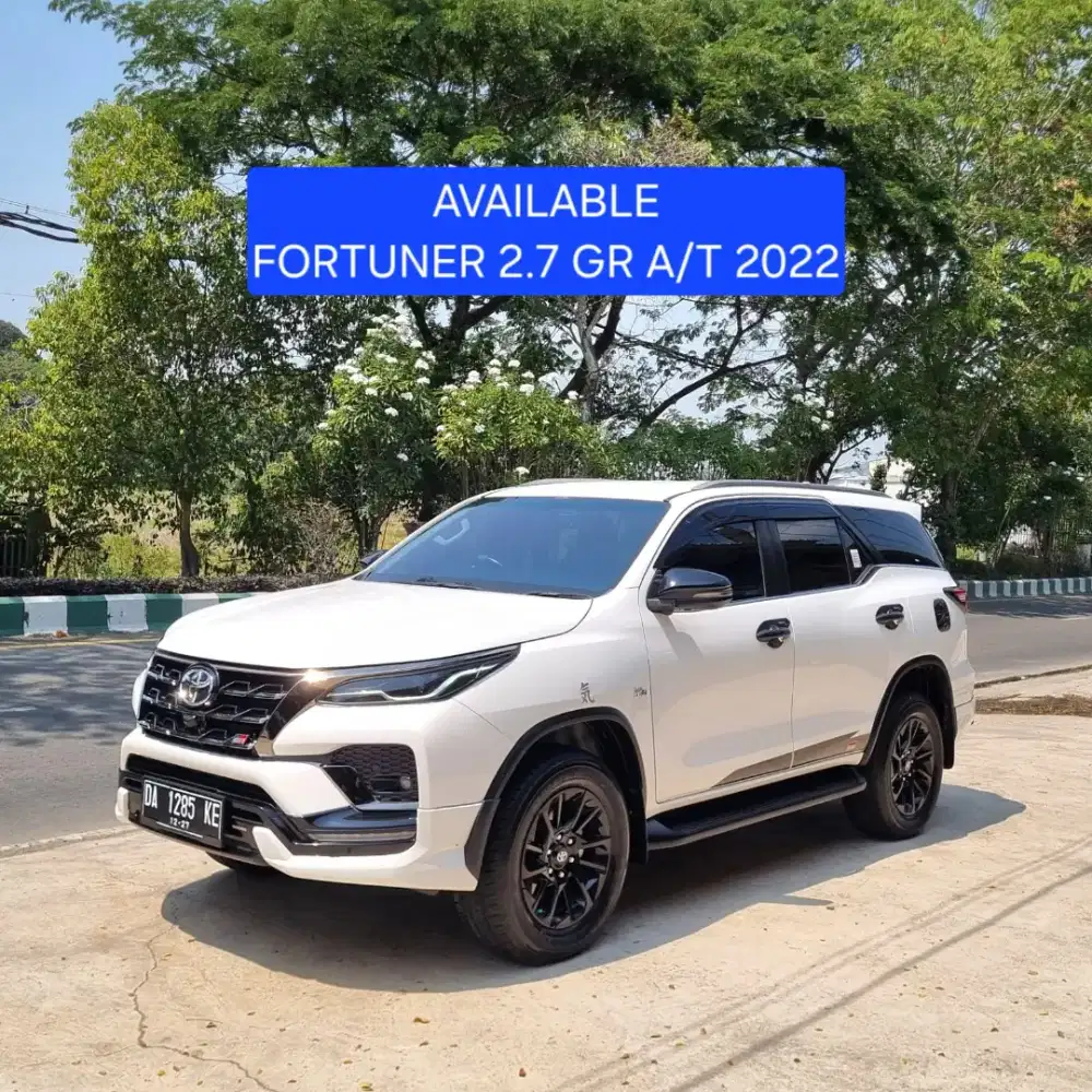 Toyota Fortuner 2.7 GR Bensin A/T 2022