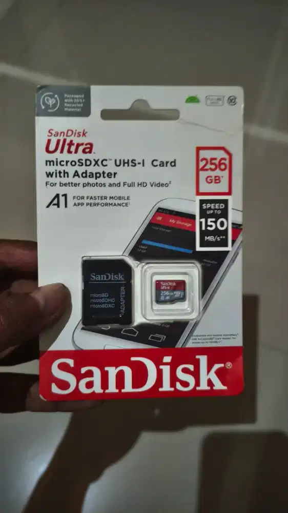 Sandisk Ultra 256GB microSDXC UHS-I Class 10 A1