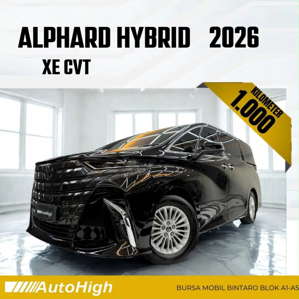 DP10% [Km1.000] Alphard XE HEV Hybrid 2026 Black #AUTOHIGH