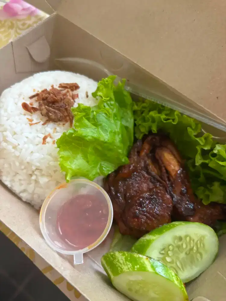 Open order nasi ayam bakar