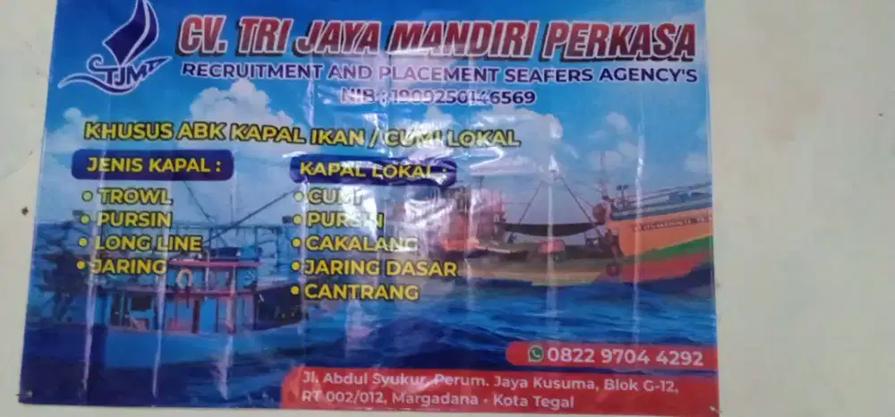 Loker ABK Kapal Cumi