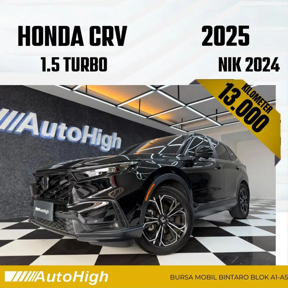 DP10% [Km13.000] CRV Turbo 2024 Black / CR-V Reg 2025 #AUTOHIGH