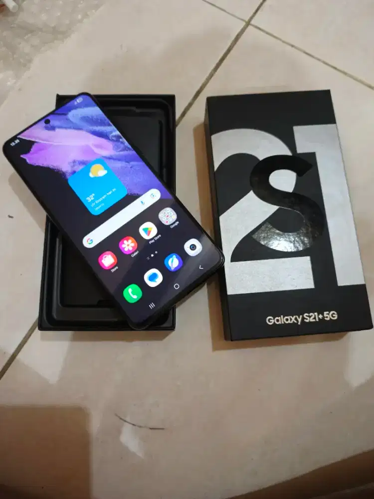 Samsung S21+ 5G 8/256 Sein fullset mluss like new joss lancarr jaya