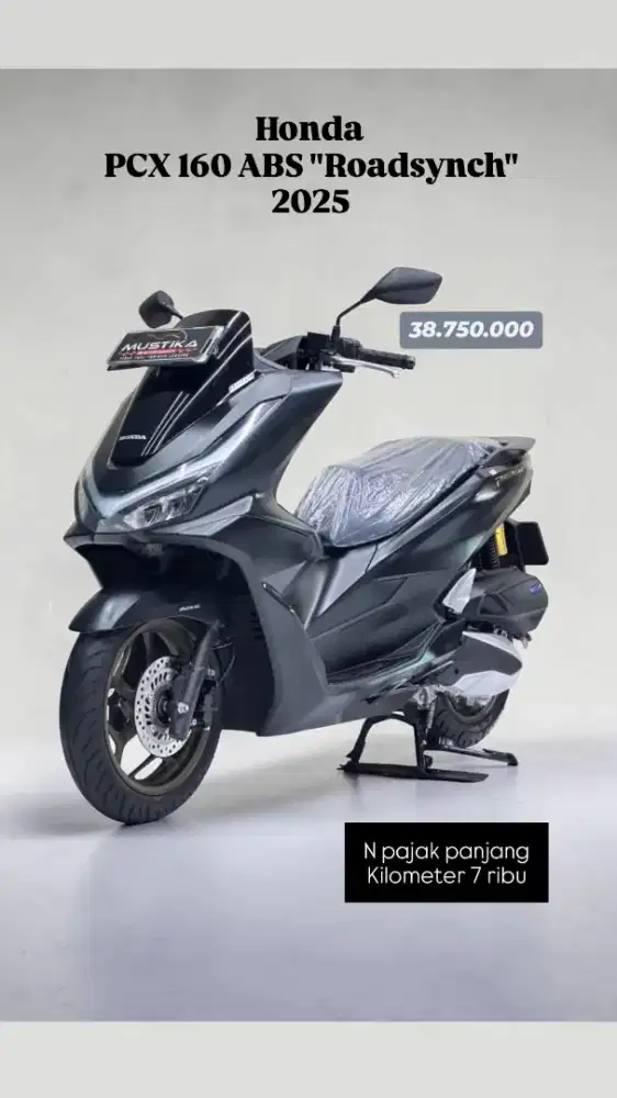 TYPE TERTINGGI‼️ HONDA PCX 160 ABS ROADSYNC TH 2025 MULUS ODO 7RB