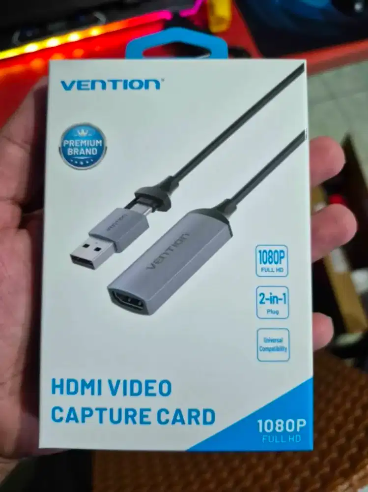 HDMI Video Capture Card Vention - Untuk Live Streaming HP Ke Laptop