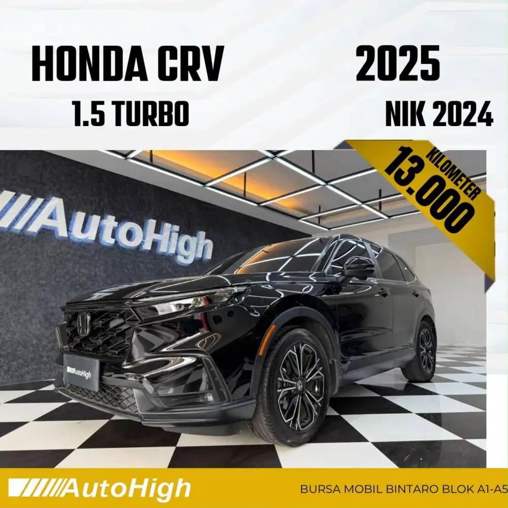 DP10% [Km13.000] CRV Turbo 2024 Black / CR-V Reg 2023 #AUTOHIGH