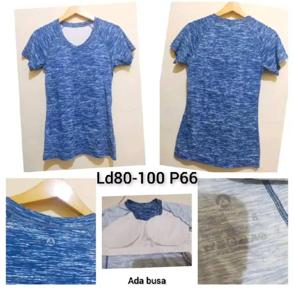 Andar Kaos Bra Olahraga Wanita