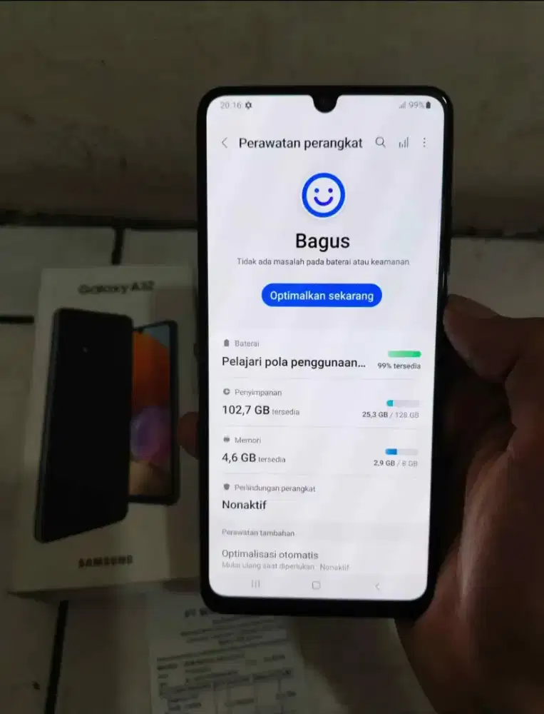 Samsung a32 ram 8+8/128