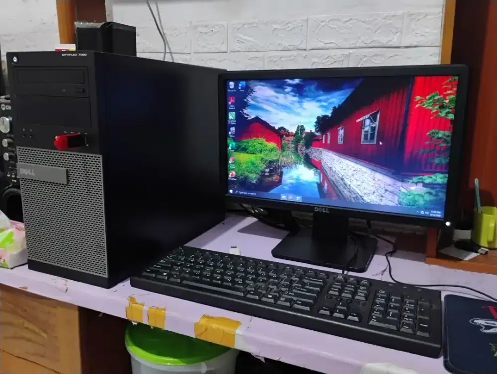 Pc gaming roblox / intel gen4 + ram 8gb + monitor 19inch dell