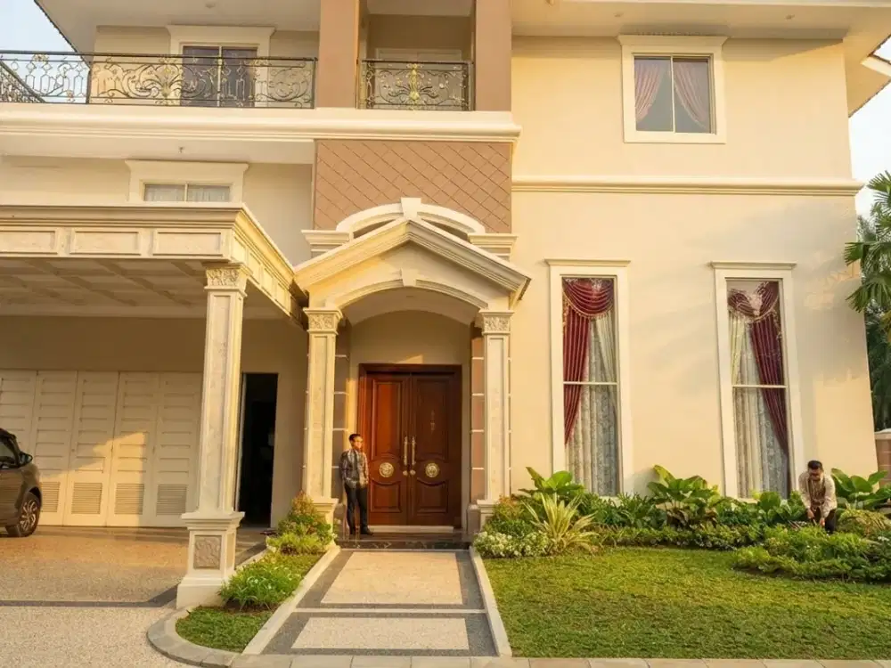 Dijual Rumah Hoek Mewah Full Marmer Taman Beverly Golf Lippo Karawaci