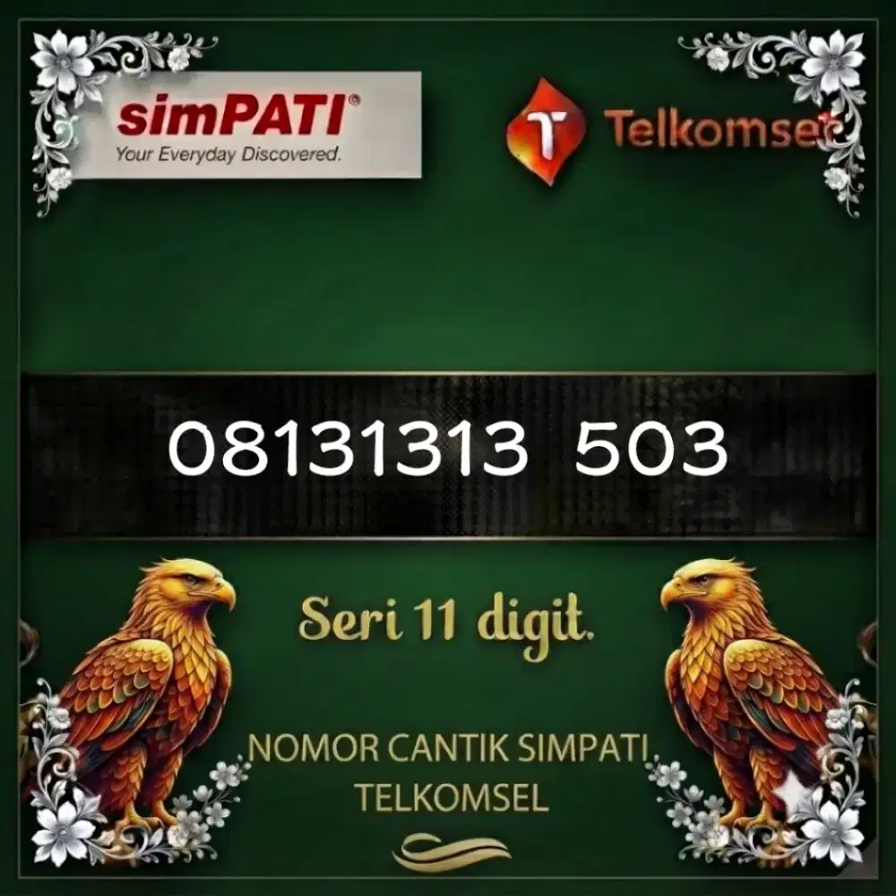 Nomor cantik simpati Telkomsel super
