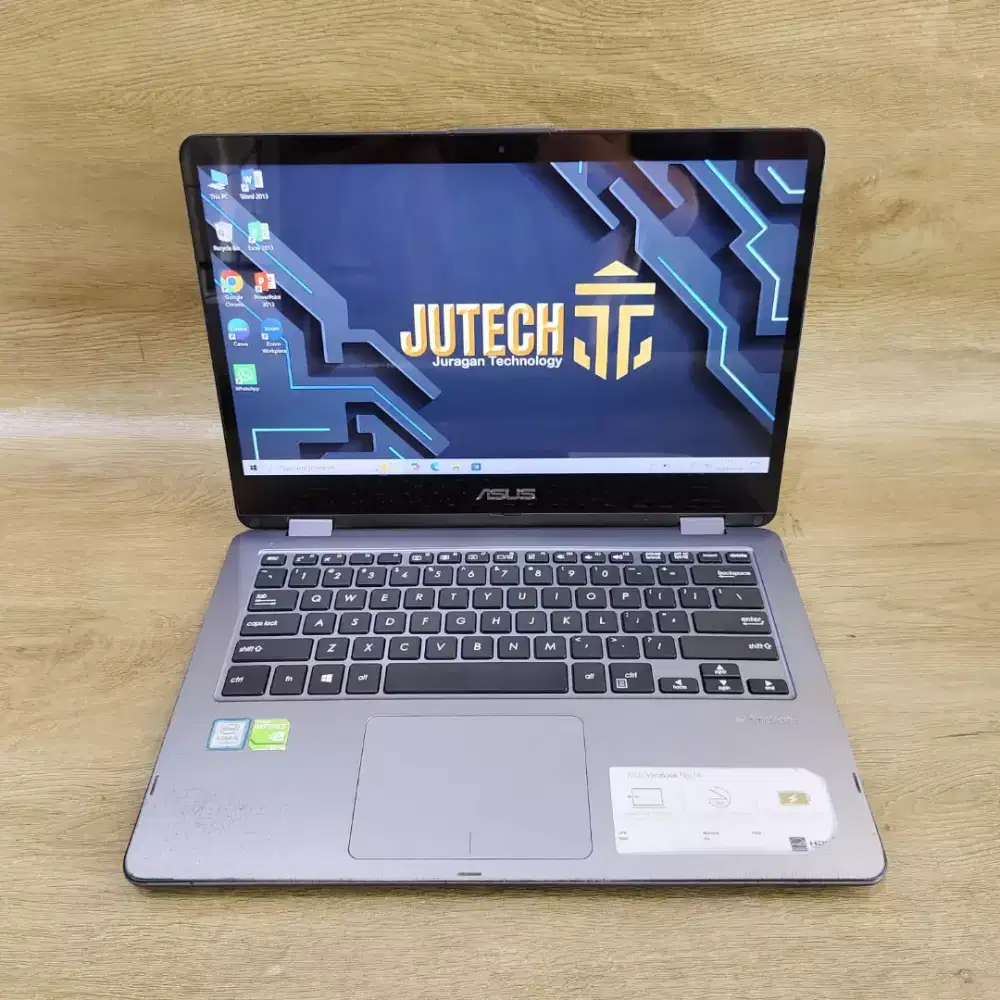 2IN1 LAPTOP GAMING ASUS VIVOBOOK FLIP 14-TP410U SLIM CORE i5 GEN 7 RAM