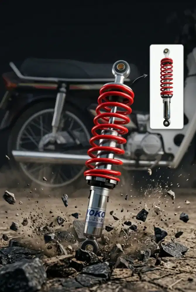 Shock breaker belakang motor Bebek
