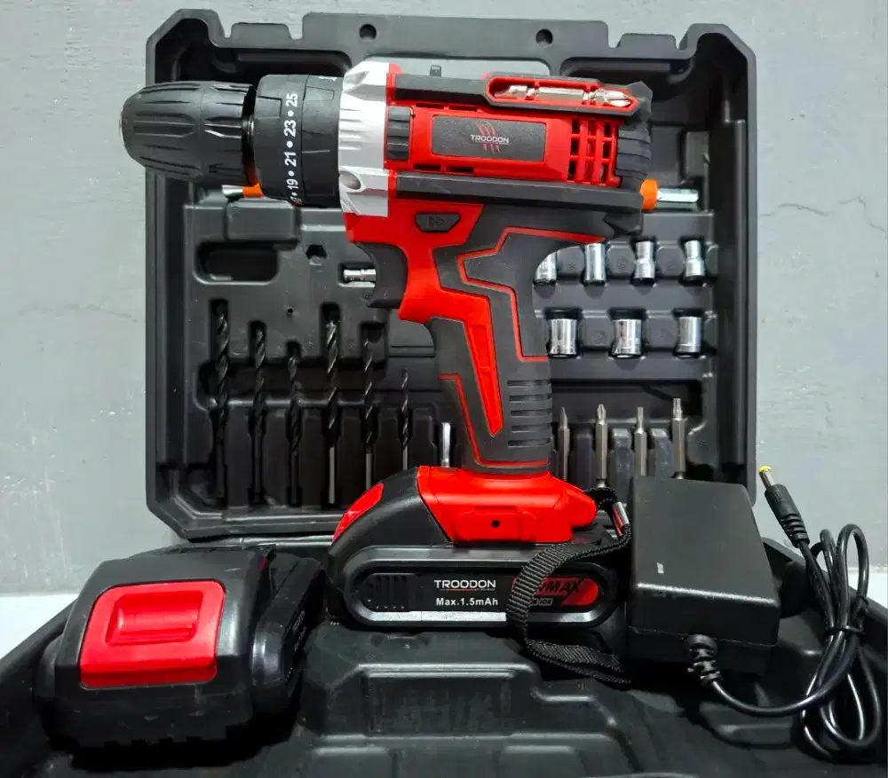 Baru bor cordless brushless 2 batere lithium