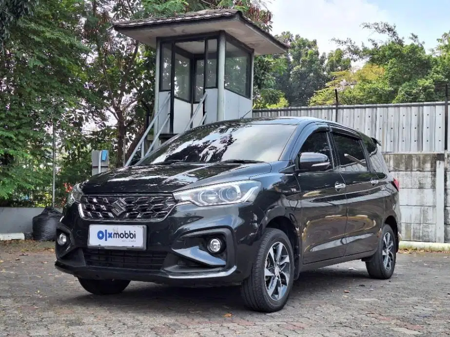 Garansi 1 Th - Suzuki Ertiga 1.5 Hybrid GX Bensin AT 2022 Hitam