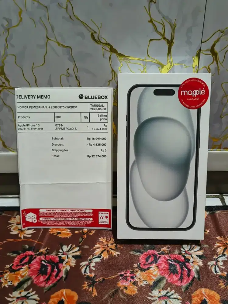 Iphone 15 ibox 128 gb baru