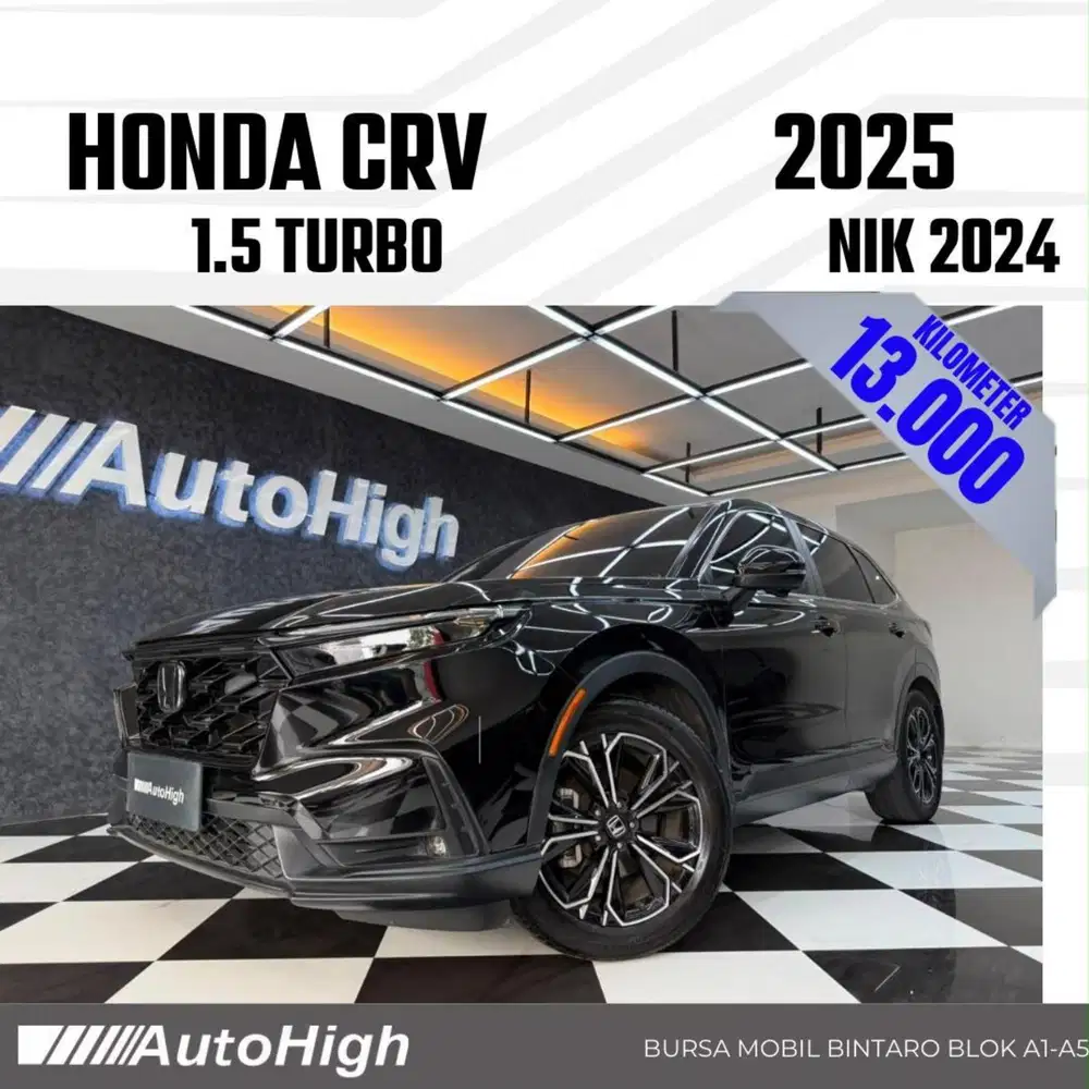 DP10% [Km13.000] CRV Turbo 2024 Black / CR-V Reg 2023 #AUTOHIGH