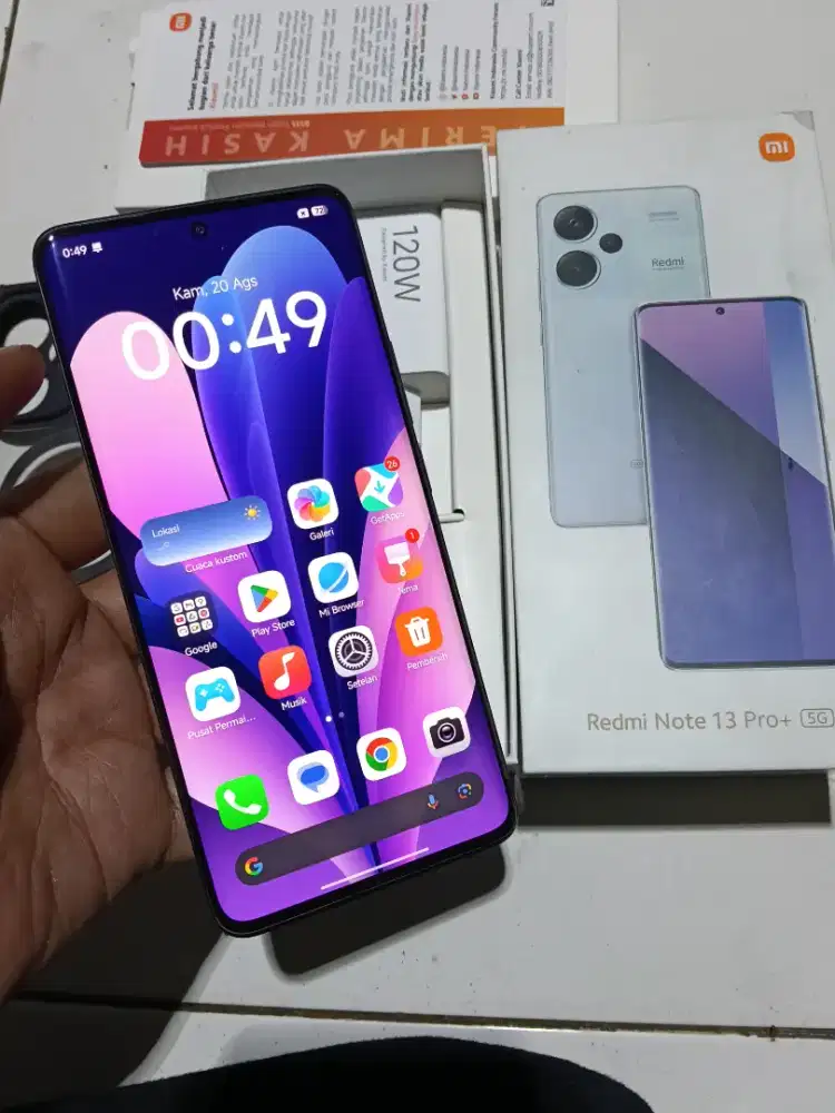 Xiaomi Redmi Note 13 Pro plus 5G Ram 12/512Gb Mulus like new