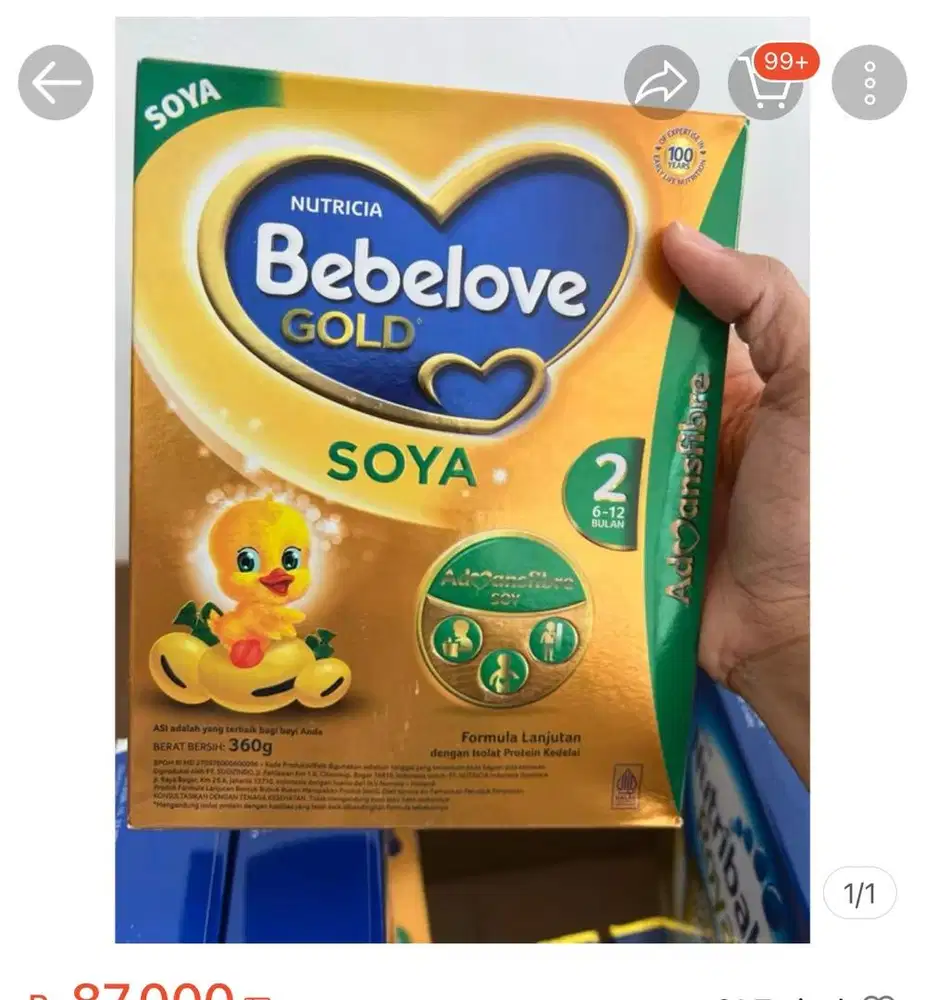 Susu Bebelove 360 gr
