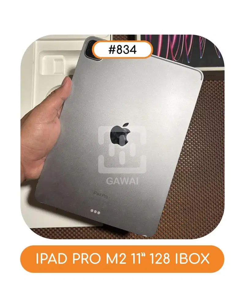 #834 Ipad Pro M2 Space Gray 128 Ibox
