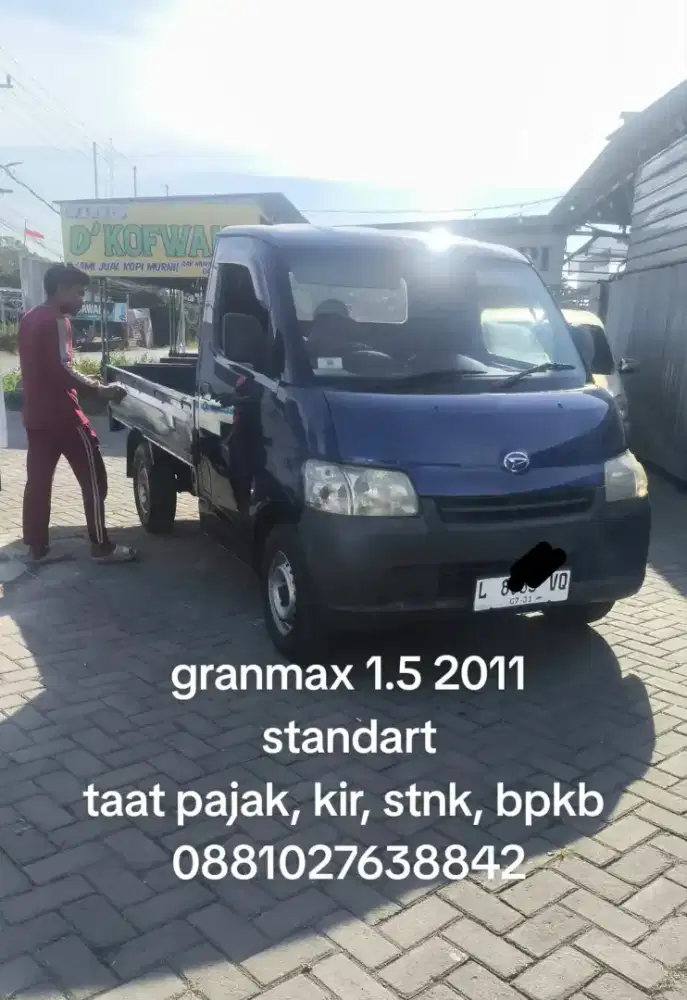 Daihatsu grand max pickup 2011 tinggal pakai