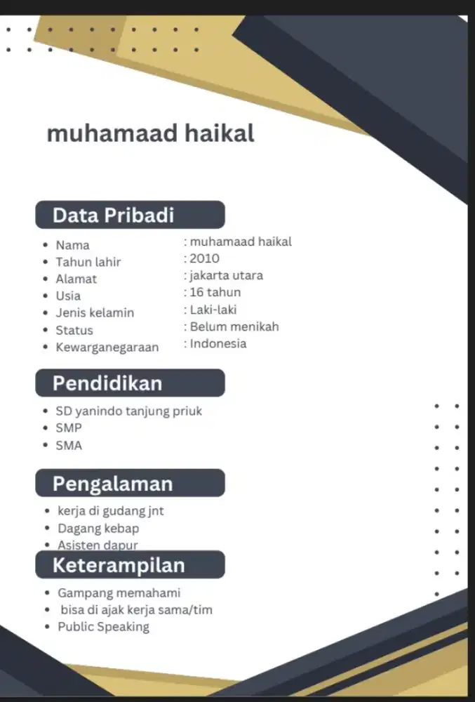 Nyari kerja' jaga ruko / kios