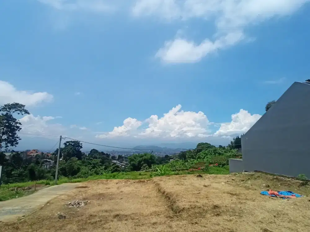 Kapling Tanah Cimahi 124m2 shm Dengan Pemandangan Yang Indah