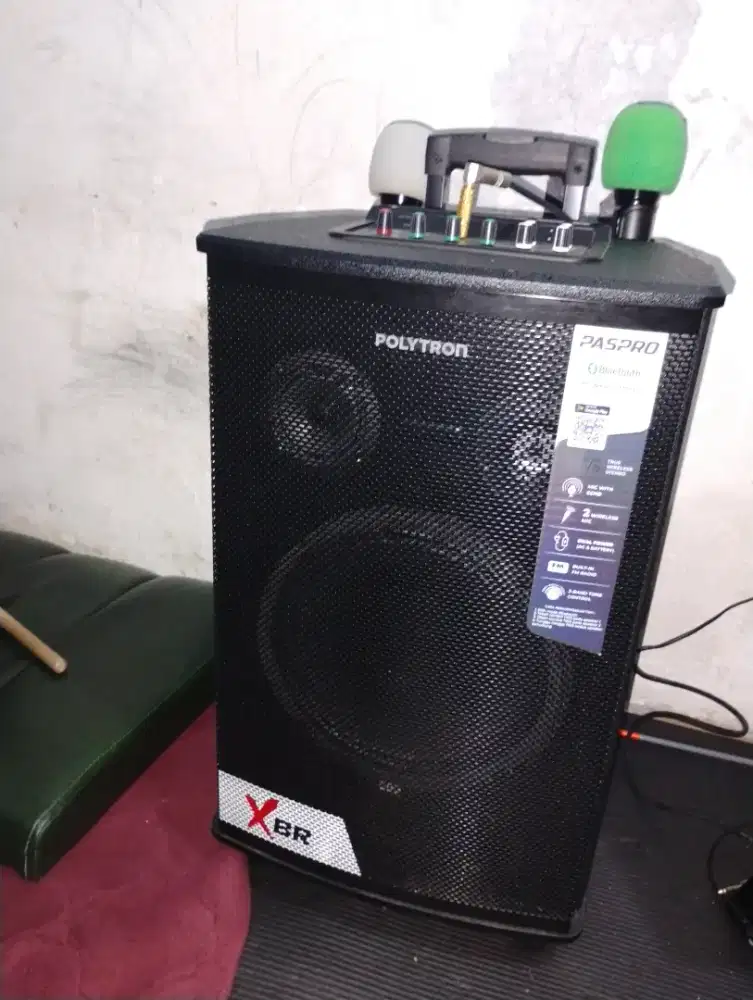 Speaker Polytron paspro bluetooth n 2 mic