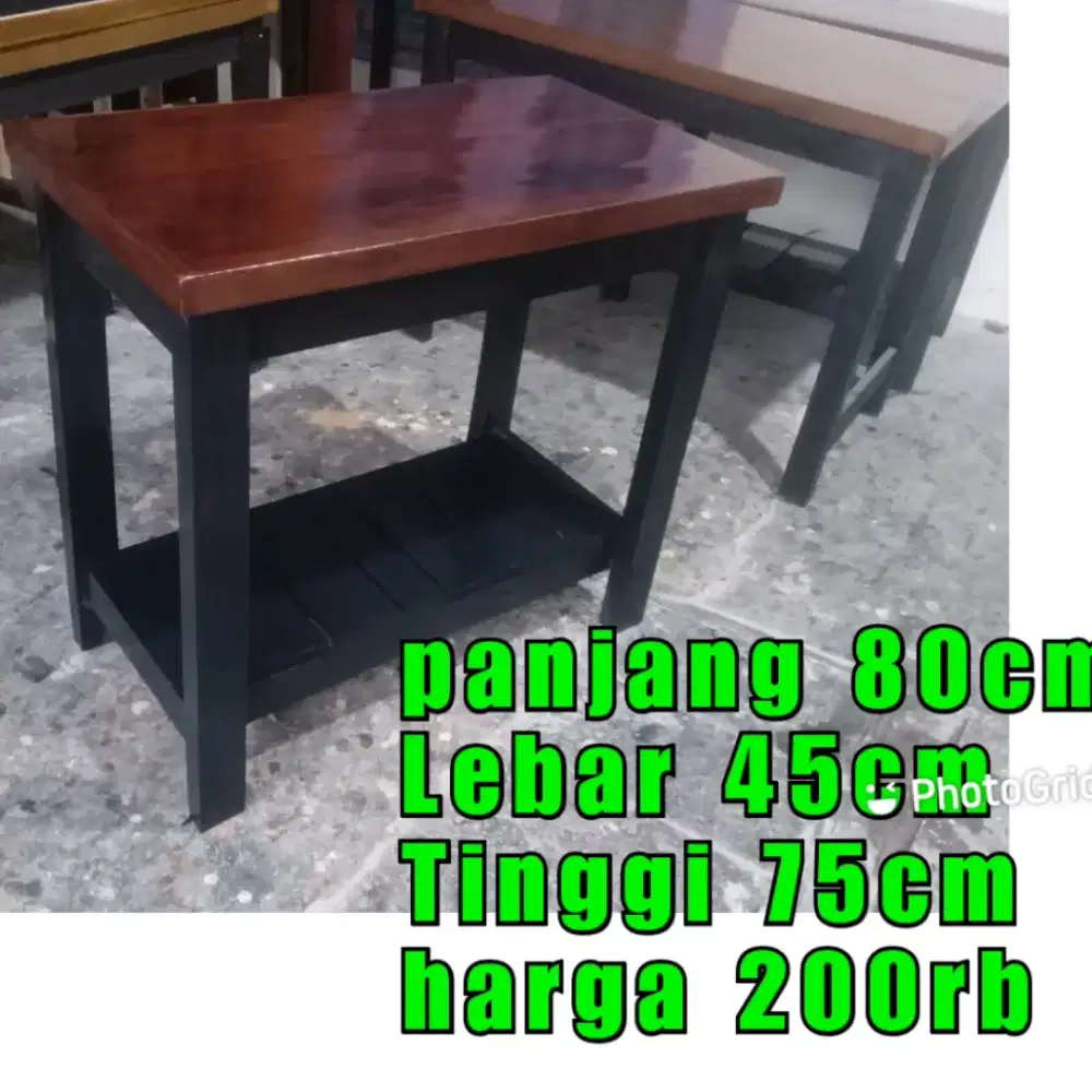 Meja kompor dapur,  meja rak aquarium aquascafe, meja tamu dan tv