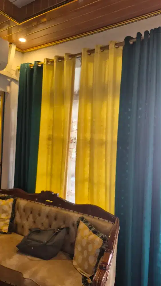 Hordeng kombinasi kuning hijau 6 dan 9 gelombang