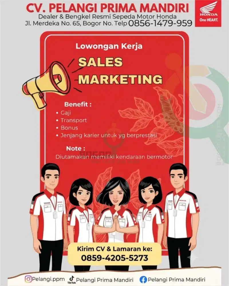 Lowongan kerja sales