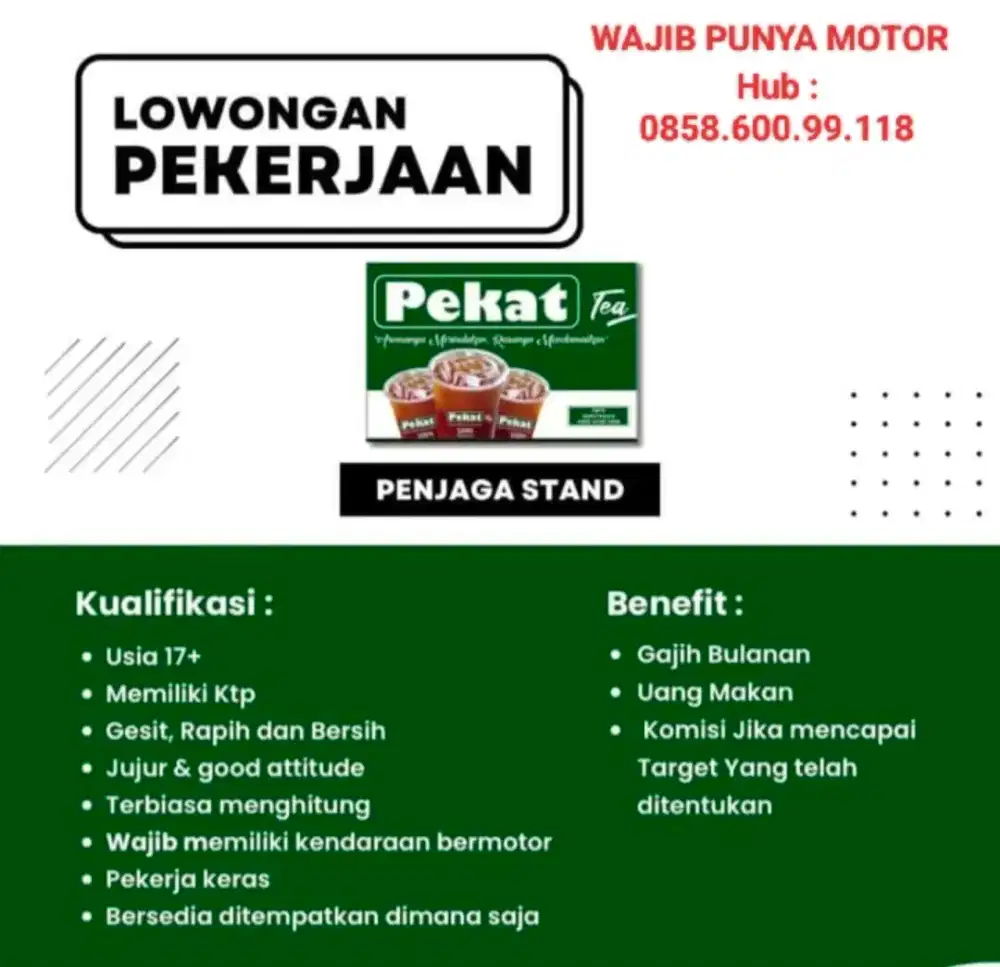 Lowongan kerja real..