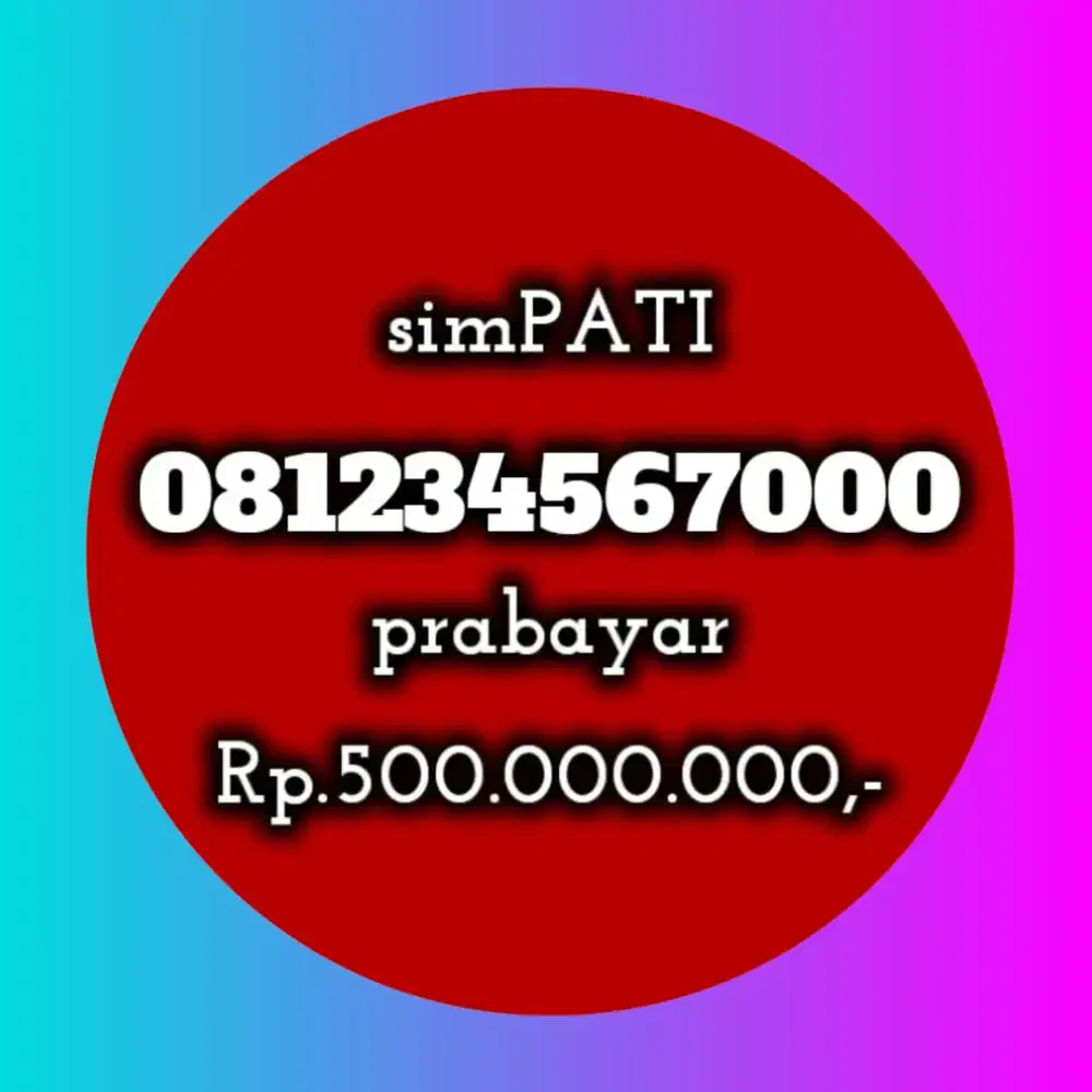 NOMOR CANTIK SIMPATI 7000